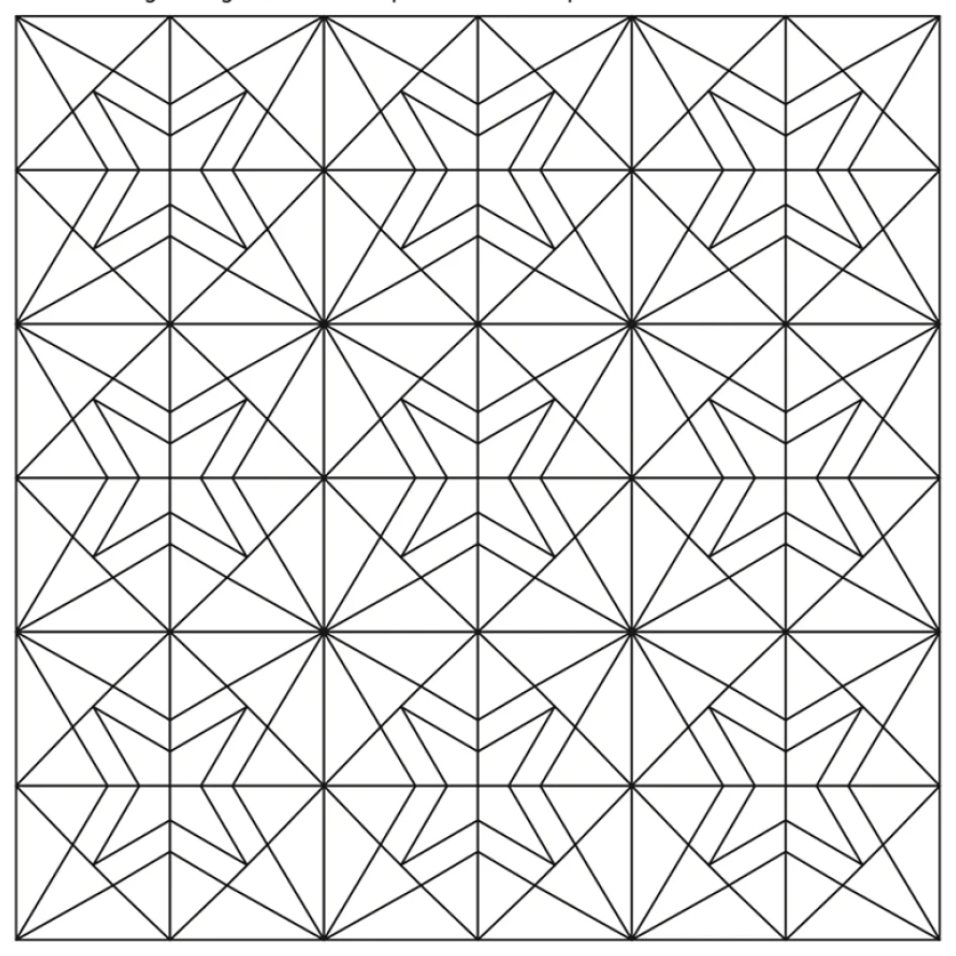 Shooting Star Quilt Foundation Papers by Jen Kingwell Designs - Special Order