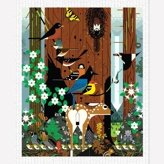 Sierra Range 2026 by Charley Harper : Sierra Range Poster Panel CH-454
