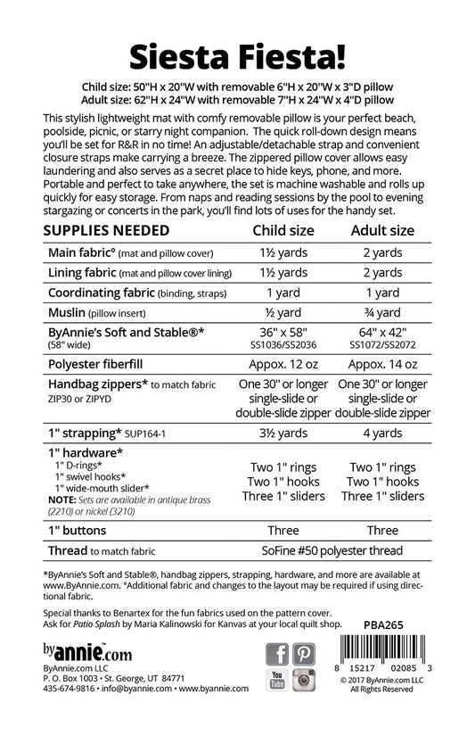 Siesta Fiesta # PBA265- Special Order