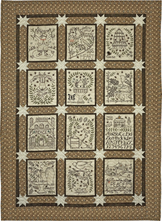 Silent Night Embroidery Pattern by Kathy Schmitz - December