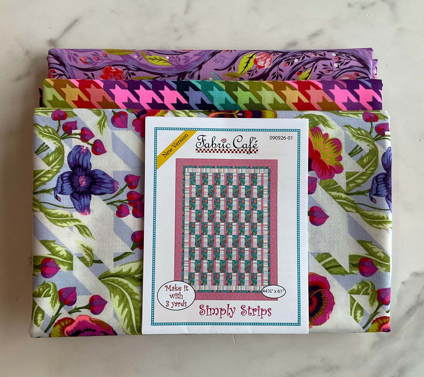 Simply Strips Quilt Kit featuring Untamed by Tula Pink - 3 Yard Quilt Kit