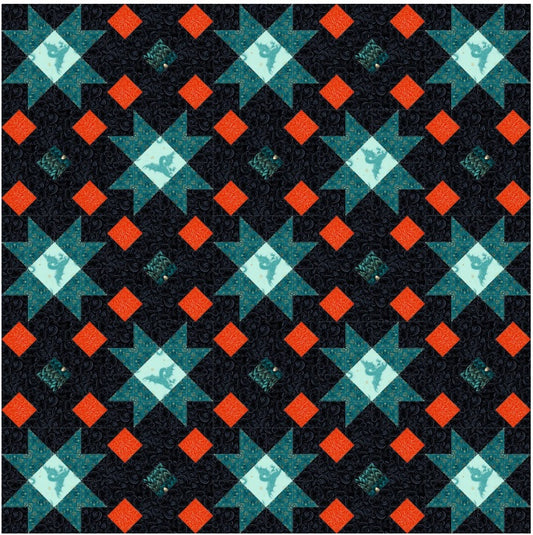 Sirius Quilt Pattern by String & Story
