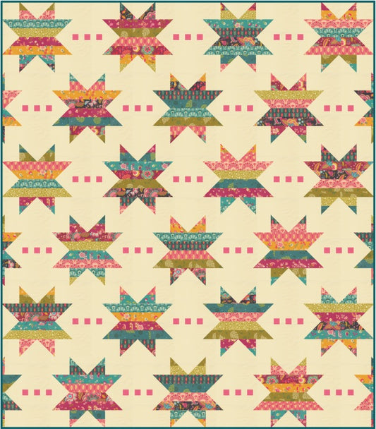 Sitara by Crystal Manning : Spaced Out Quilt Reference