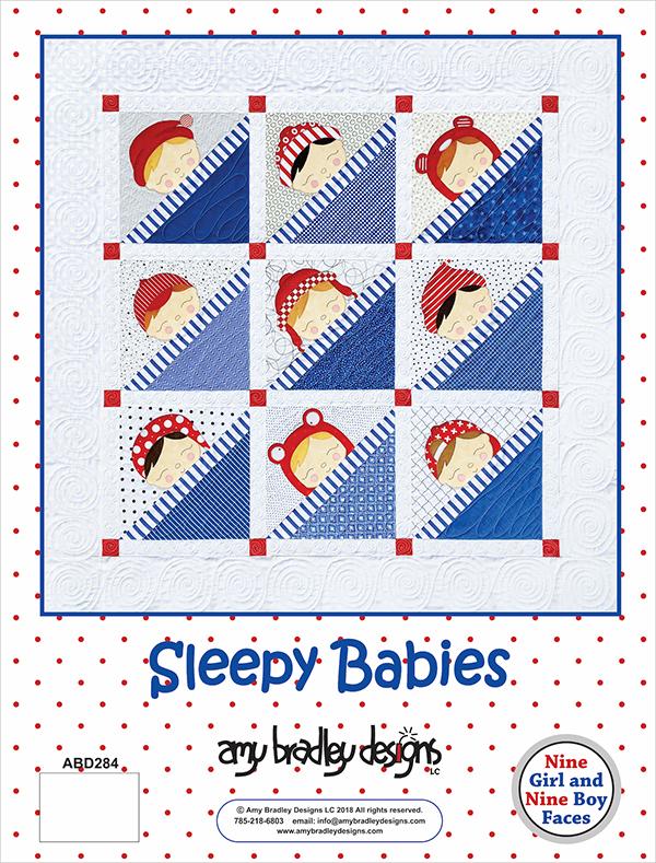 Sleepy Babies Appliqué Quilt Pattern by Amy Bradley