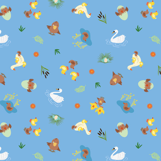 Small Things…Fairytales by Lewis & Irene : Ugly Duckling Light Blue SM124