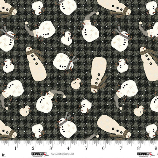 Snowy Days & Frosty Nights by Kathi Campbell : Snowman Toss Moss 8471-62