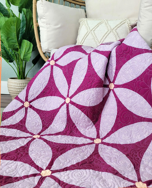 Soul Fusion by AGF Studio : Hexi Snowballs Quilt Kit