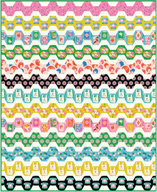 Sparkle Mart by Melody Miller : Beach Waves Quilt Reference