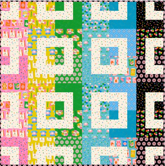 Sparkle Mart by Melody Miller : Dialogue Cabin Quilt Reference
