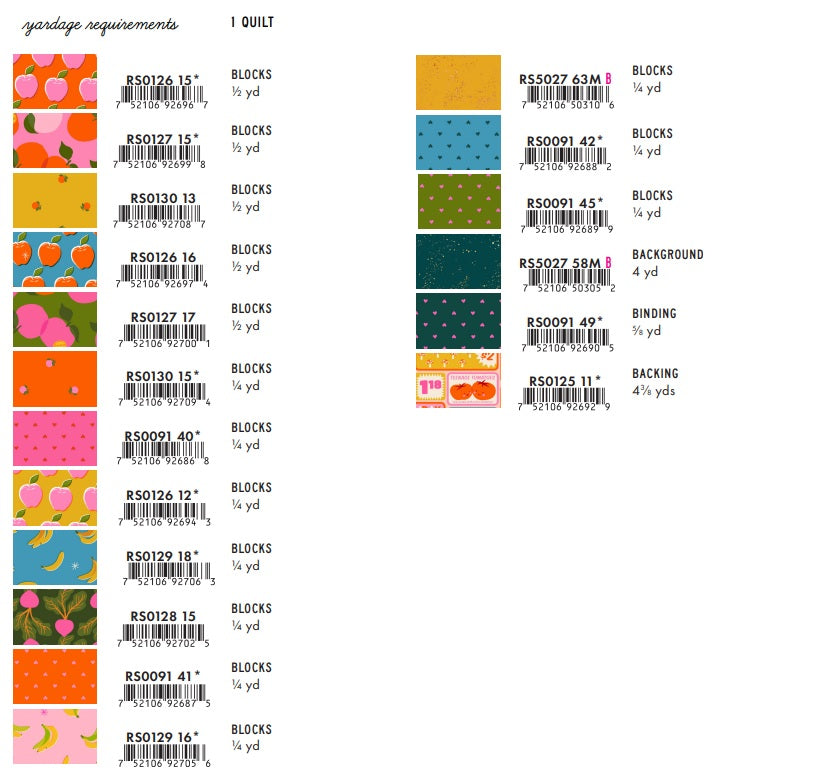 Sparkle Shopper by Melody Miller : Dainty Tray Quilt Kit