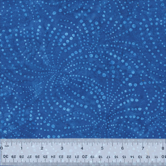 Splendor Quiltessentials 7 Batiks by Anthology Fabrics : Fireworks Blue 441Q-5