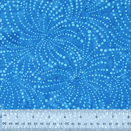 Splendor Quiltessentials 7 Batiks by Anthology Fabrics : Fireworks Bluebird 441Q-6