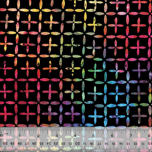 Splendor Quiltessentials 7 Batiks by Anthology Fabrics : Intersection Prism 442Q-8