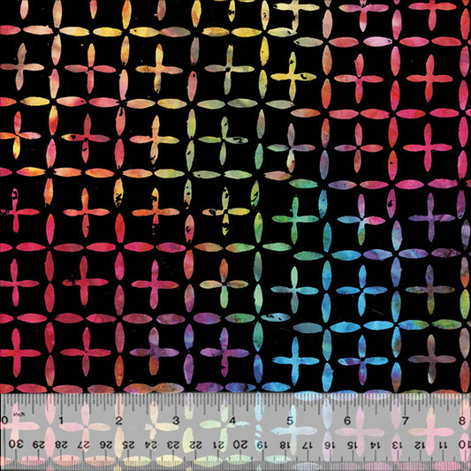 Splendor Quiltessentials 7 Batiks by Anthology Fabrics : Intersection Prism 442Q-8