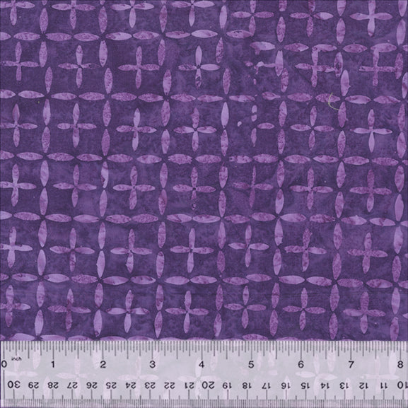 Splendor Quiltessentials 7 Batiks by Anthology Fabrics : Intersection Purple 442Q-6