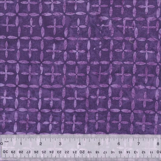 Splendor Quiltessentials 7 Batiks by Anthology Fabrics : Intersection Purple 442Q-6