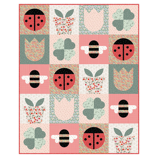 Spring Garden Applique Quilt Pattern by Corinne Sovey