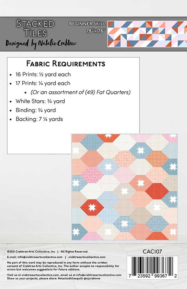 Stacked Tiles Quilt Kit featuring Peachy Keen by Corey Yoder