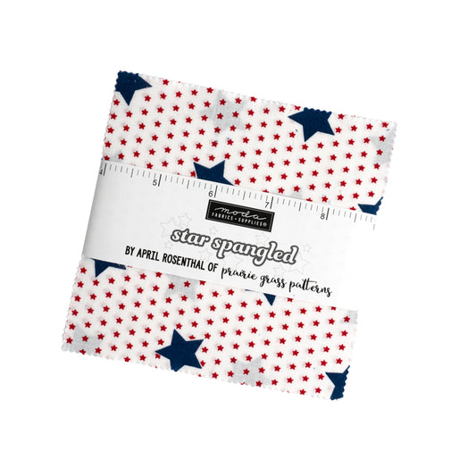 Star Spangled by April Rosenthal of Prairie Grass : Charm Pack