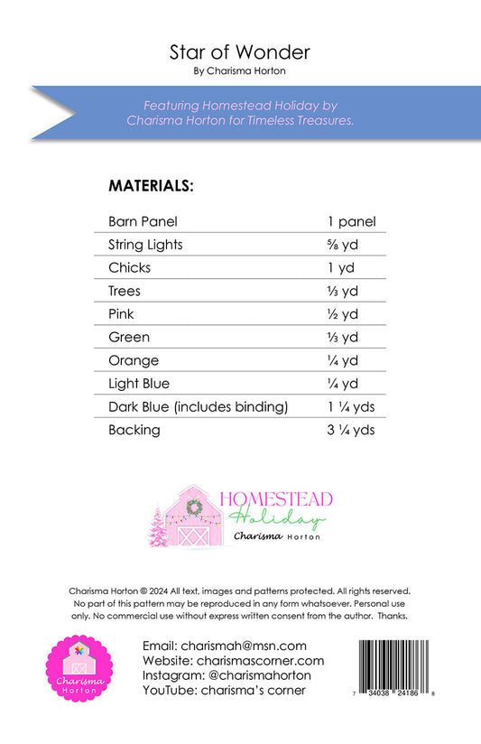 Star of Wonder # CH-501 - Special Order