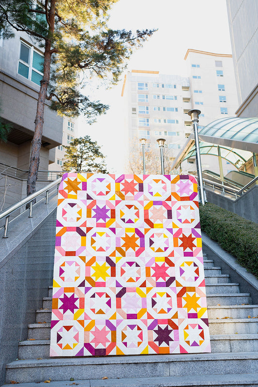 Stardrops Quilt Pattern by Modernly Morgan