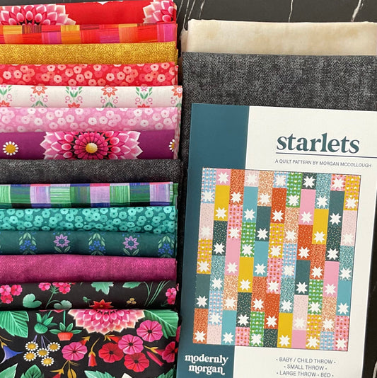 Starlets Quilt featuring June by Laura C. Moyer : Quilt Kit