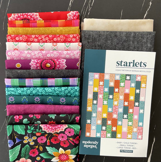 Starlets Quilt featuring June by Laura C. Moyer : Quilt Kit