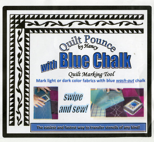 Stencil Chalk Transfer Quilt Pounce Pad Blue # QPB - Special Order