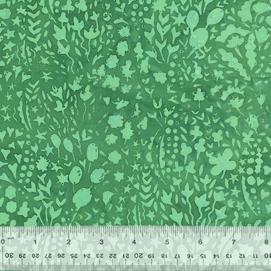 Strawberry Lane by Sally Kelly - Shalcombe Cluster Seafoam 743Q-3