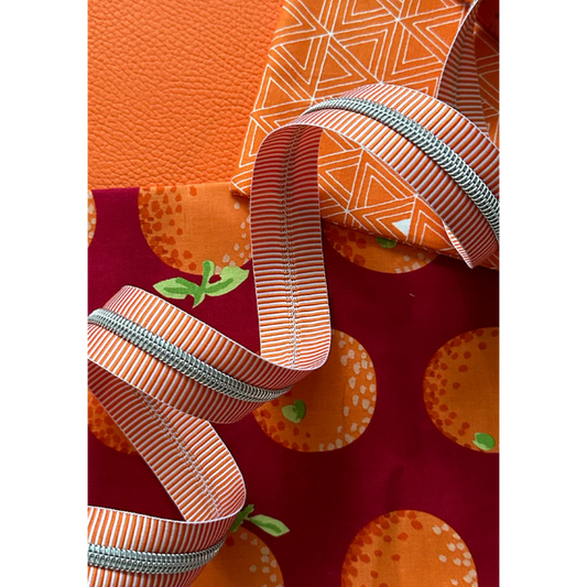 Stripe Zipper Tape 3yds SASSKIT 17J - Orange