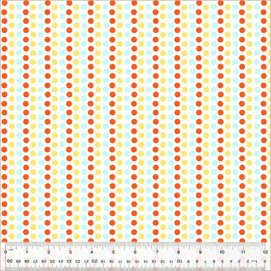 Studio Edit by Heather Ross - Dots Blue & Yellow 54326D-4