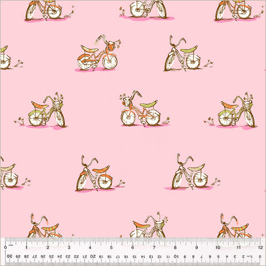 Studio Edit by Heather Ross - Dream Bike Pink 54327D-6