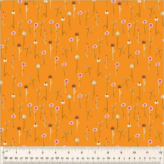 Studio Edit by Heather Ross - Wildflowers Orange 52757D-12