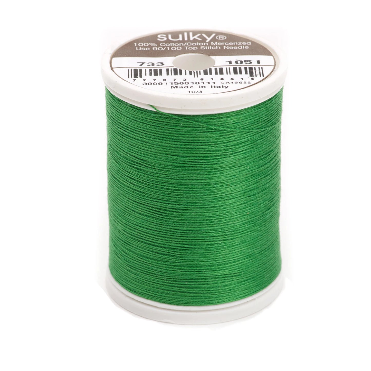 Sulky Cotton Thread 30wt 400d 500yds Christmas Green # 733-1051