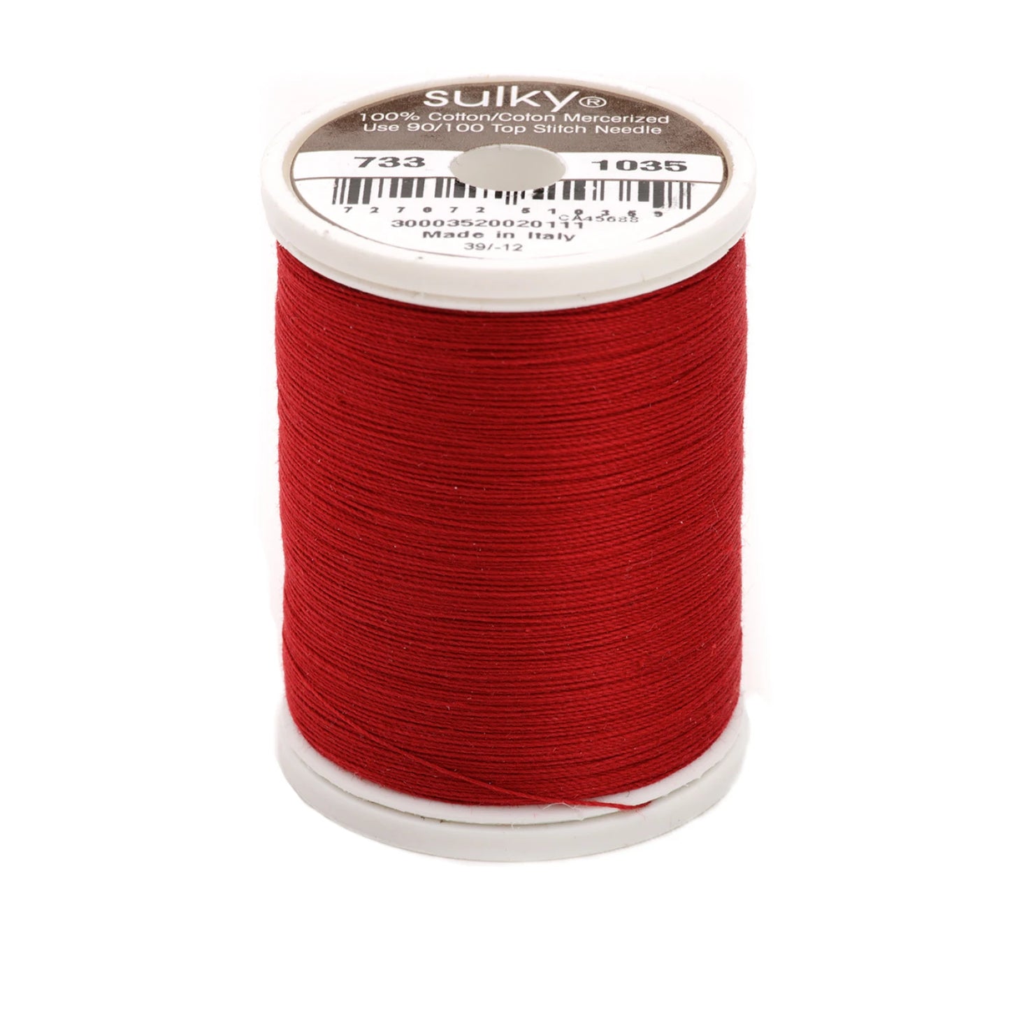 Sulky Cotton Thread 30wt 400d 500yds Dark Burgundy # 733-1035