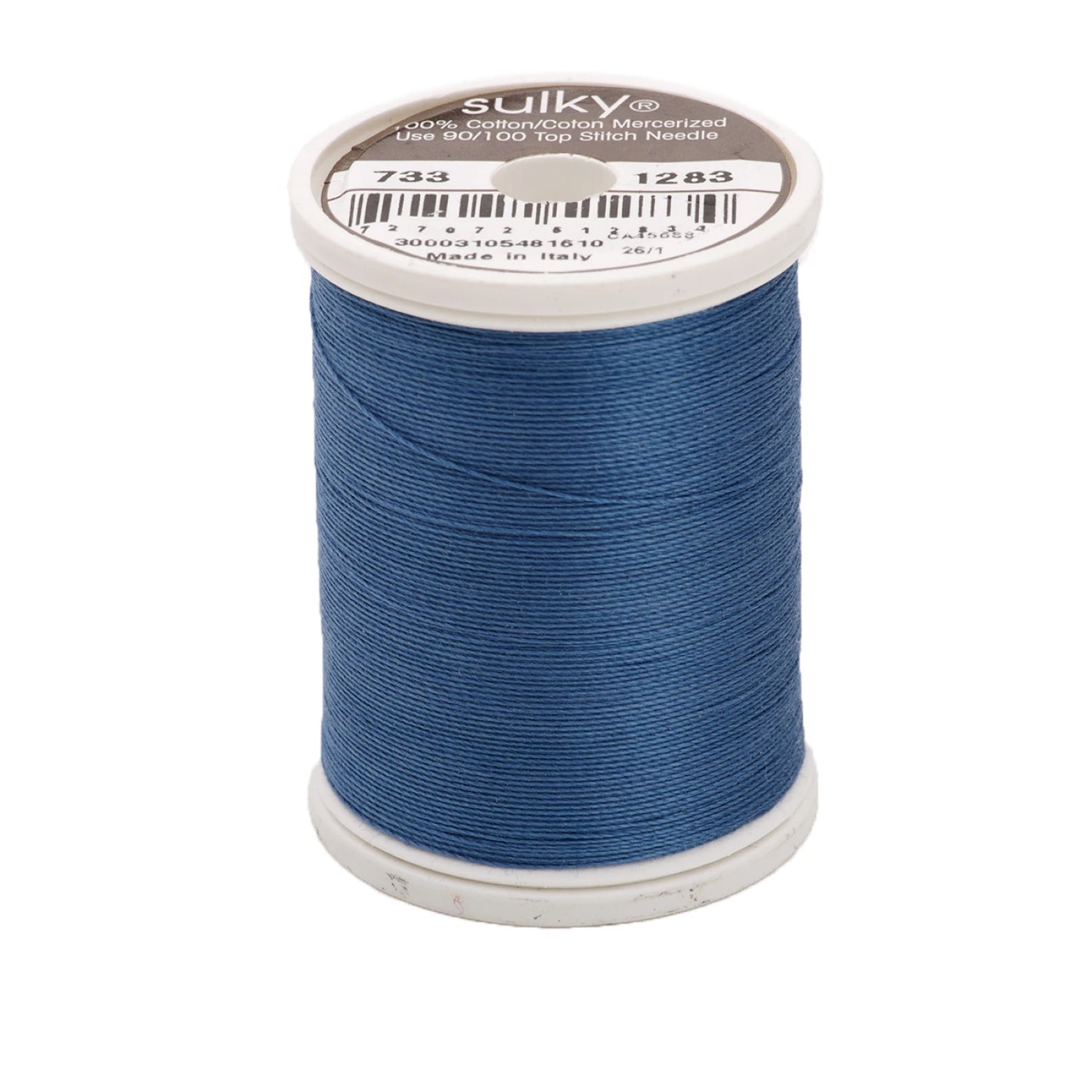 Sulky Cotton Thread 30wt 400d 500yds Slate Grey # 733-1283