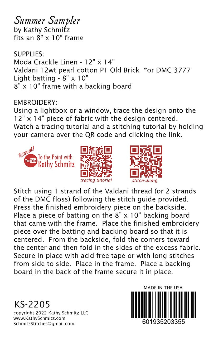 Summer Sampler # KS-2205 - Special Order