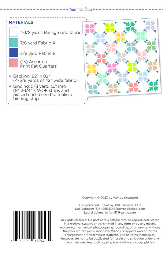 Summer Sun # WS62 - Special Order