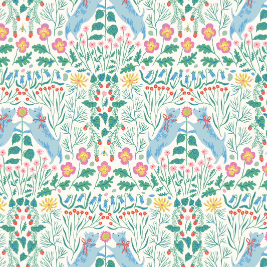 Summer's End by Emily Taylor : Flower Patch Pups Multi 229747