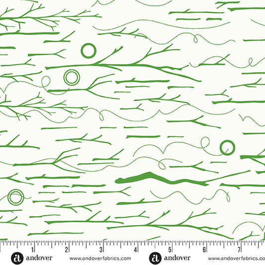 Sun Print Whisper by Alison Glass - Sticks and Twine Grass 1555-G