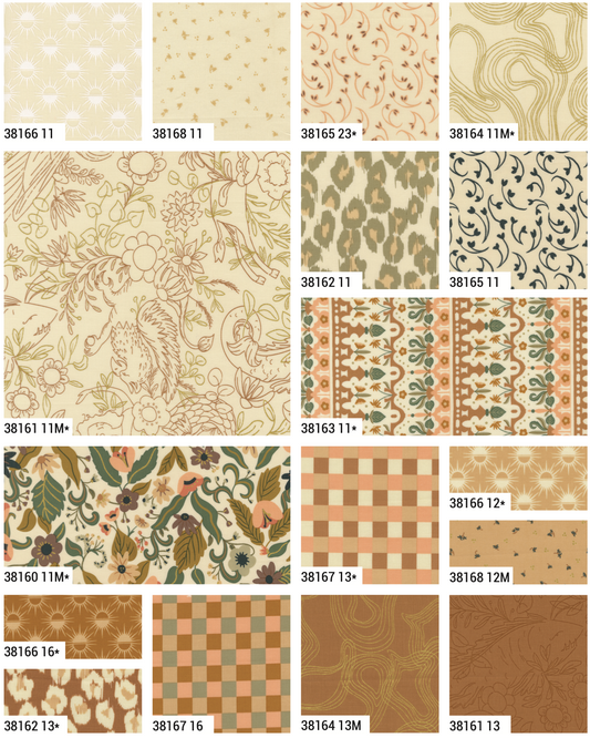 Sunlit Ruins by Jessica Rose : Charm Pack