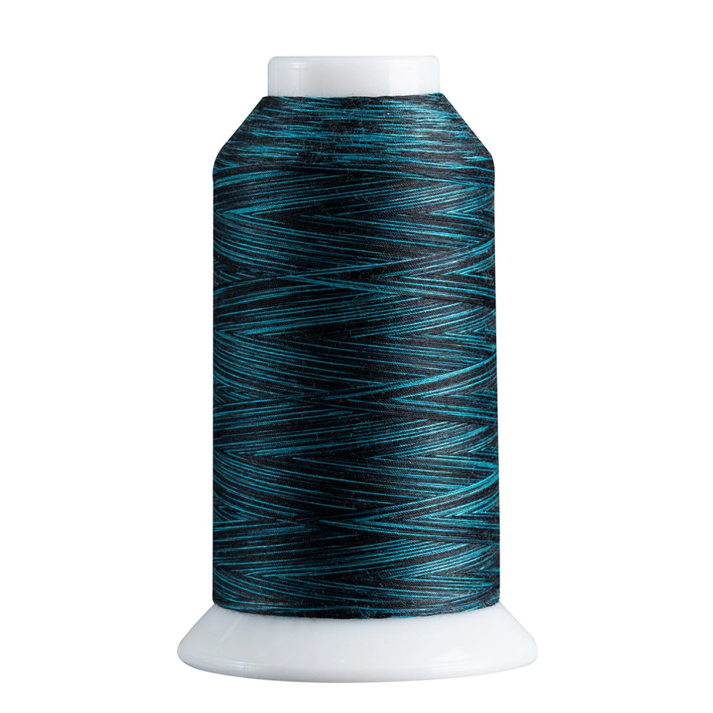 Superior Spirit 40wt Polyester 1650yd Variegated Thread Teal Black # 242-02-807 - Special Order