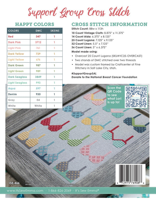 Support Group Cross Stitch Pattern # ISE-466 - Special Order