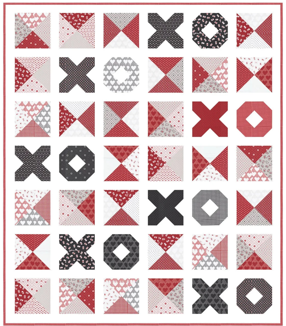 Sweet & Simple Quilt Kit featuring XOXO by April Rosenthal