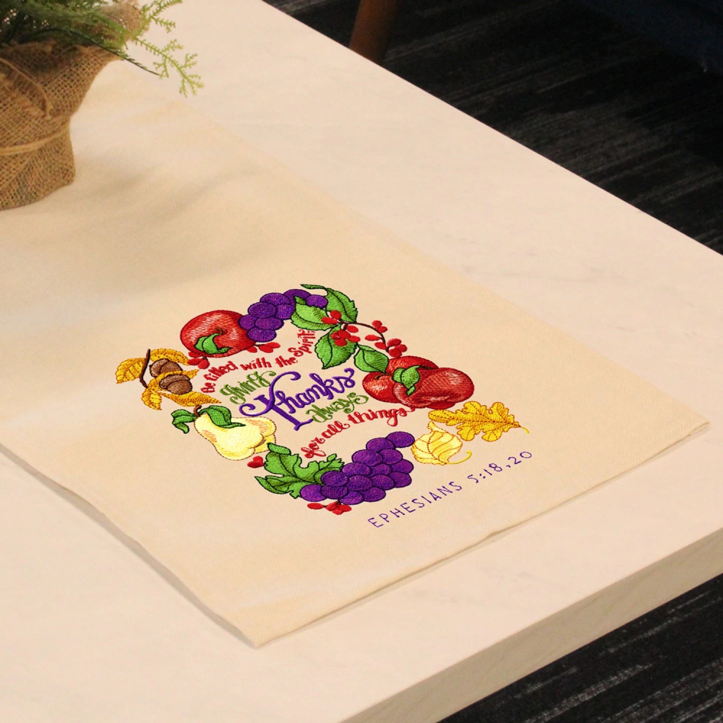 Table Runner 12in x 36in White # OESDTRUNWH - Special Order