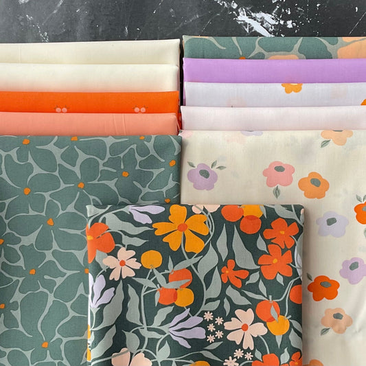 Tangerine by AGF Studio : Growing Season Quilt Kit