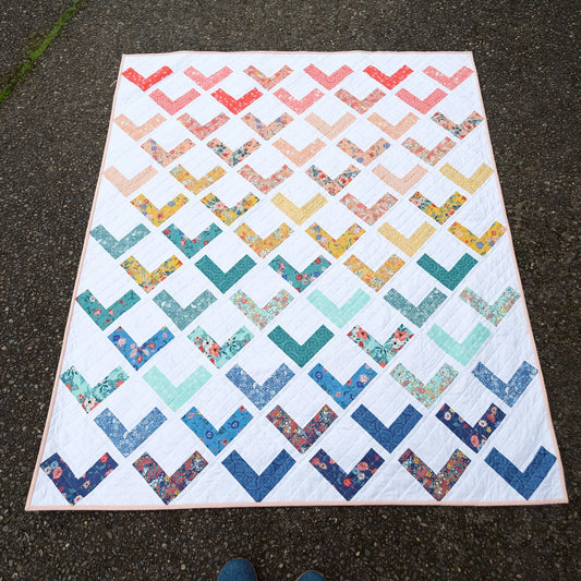 The Freya Quilt Pattern by Kitchen Table Quilting