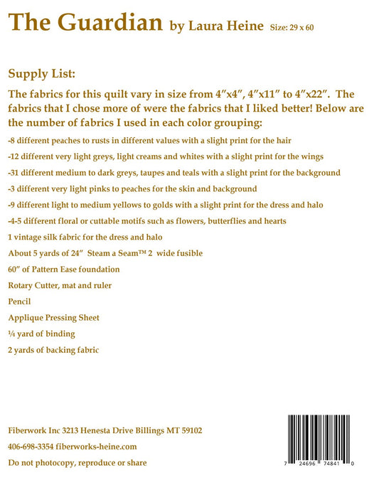 The Guardian Angel Collage Pattern by Laura Heine