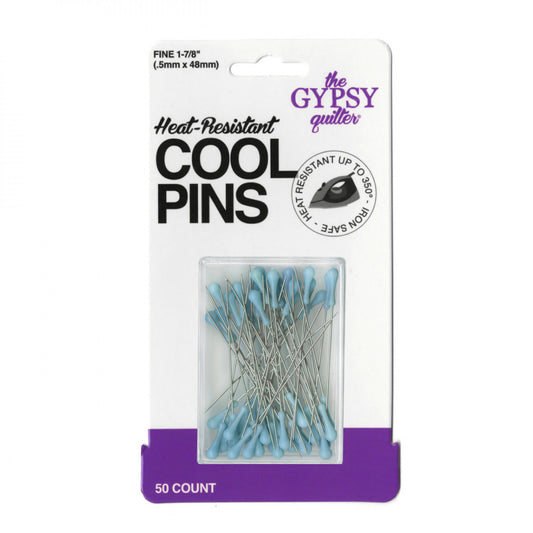 The Gypsy Quilter Cool Pins 50pc - Special Order - Multiple Colors