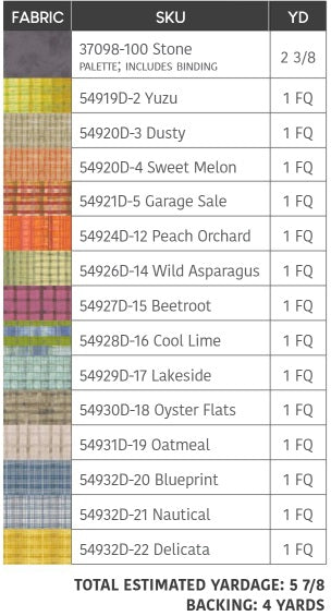 The Plaid One by Marcia Derse : Star Pop Quilt Kit